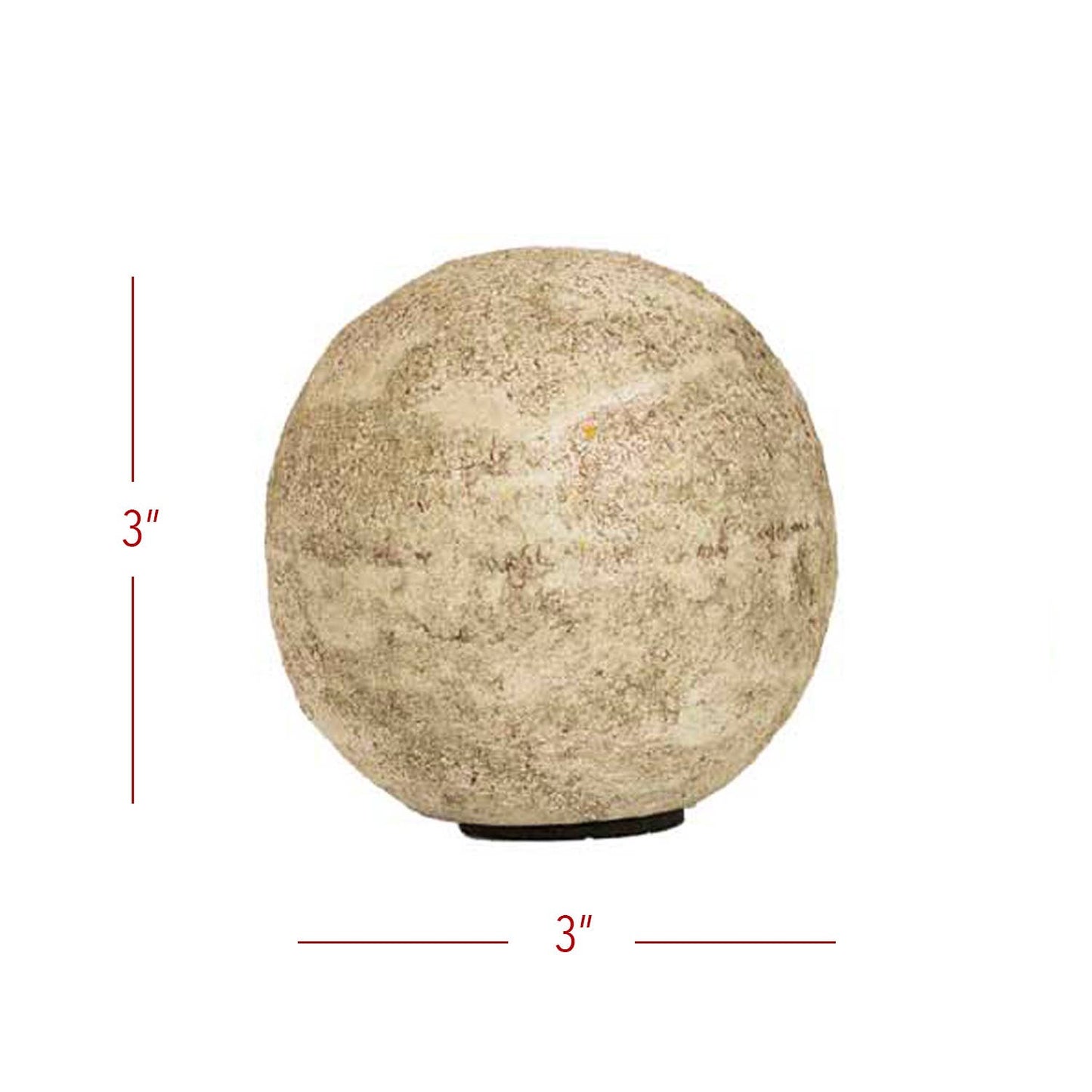 Charlotte Set of 3 Decorative Balls Antique White Terracotta
