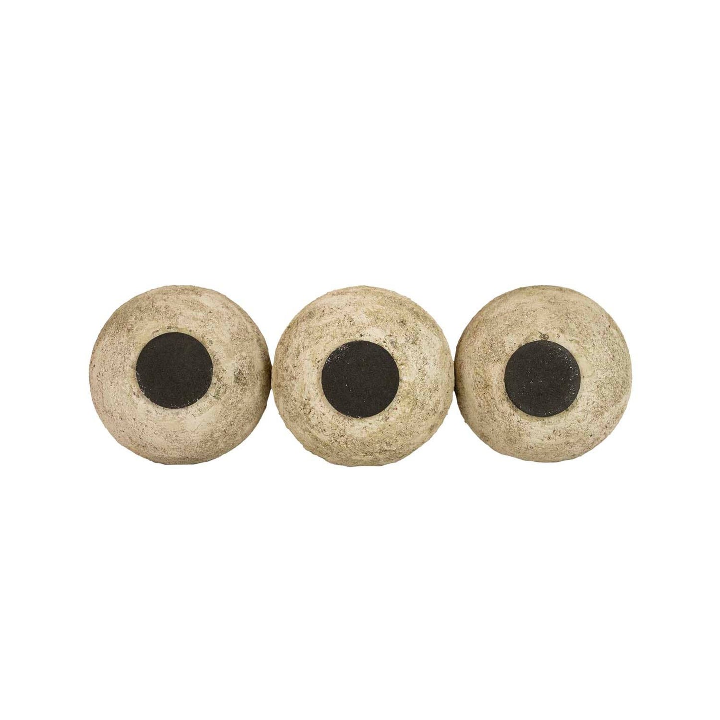 Charlotte Set of 3 Decorative Balls Antique White Terracotta