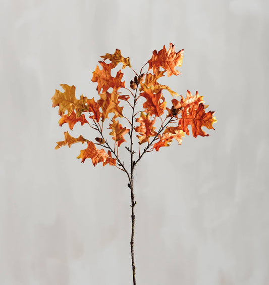 Pin Oak Leaves Large Pick