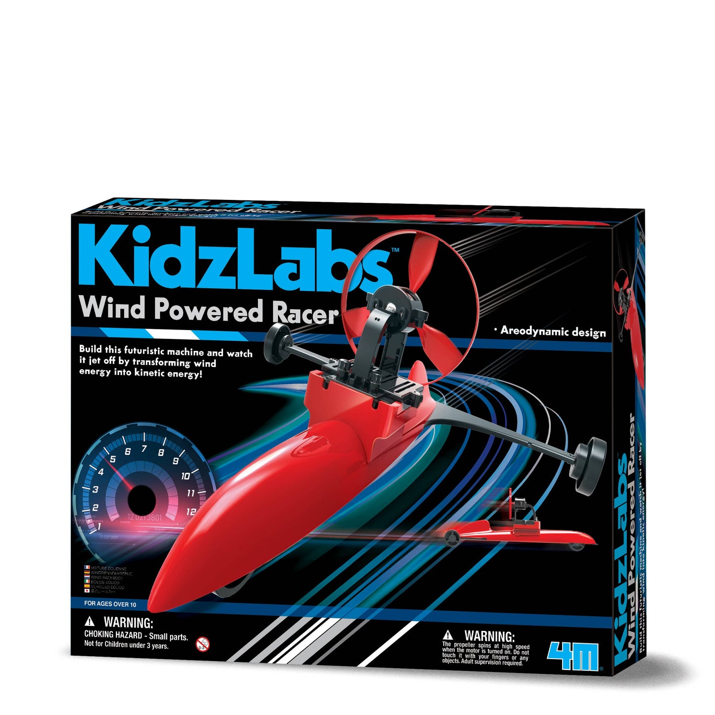 4M Wind Powered Racer STEM Build It Science Kit