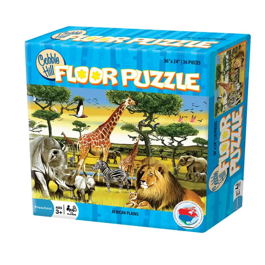 Cobble Hill Floor Puzzle-African Plains