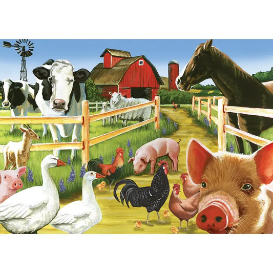 Farmyard Welcome Tray Puzzle- 35 Piece