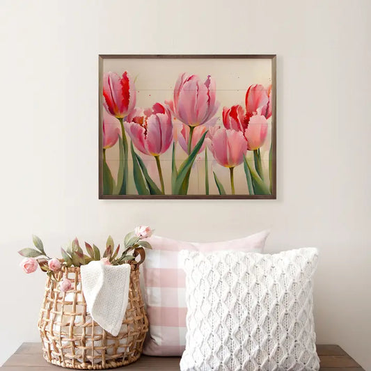 Pink Tulips Sign