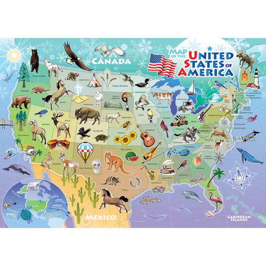 USA Tray Puzzle-35 piece